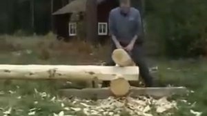 Деревянный сруб своими руками!