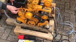 Vetus diesel 2 cilinder 16pk. Test na het groot onderhoud
