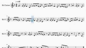 SUPER EASY Clarinet Sheet Music: How to play Last Christmas by Wham