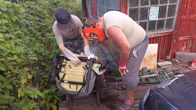 #заваривање водительского кресла и всё такое #водительпрофессионал