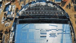 НОВАЯ АРЕНА В ОМСКЕ: ИТОГИ ОКТЯБРЯ 2021 | Строительство «Арены Омск» | Новый дом Авангарда