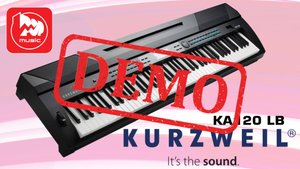 Цифровое пианино KURZWEIL KA120 LB - демонстрация звучания