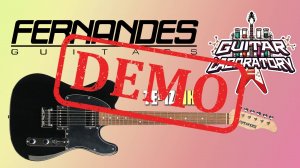 Электрогитара Fernandes TE-1Z HH BK - демонстрация звучания