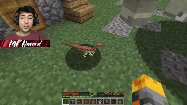 Minecraft FIGHT DANGEROUS DINOSAUR T-REX MOD / DEFEND YOUR GIRLFRIEND AGAINST DINO !! Minecraft Mod смотреть онлайн