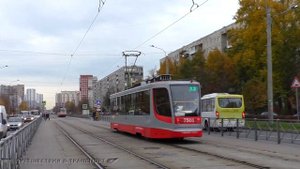23 маршрут трамвая Санкт-Петербурга | Проспект Солидарности-м. Площадь Ленина