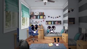 Math problem (interminable rooms animation) анимация математическая проблема