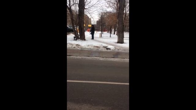 Избиение крымского правозащитника бандеровцем в Москве
