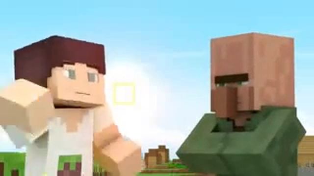 Minecraft анимация-Злобные жители. смотреть онлайн