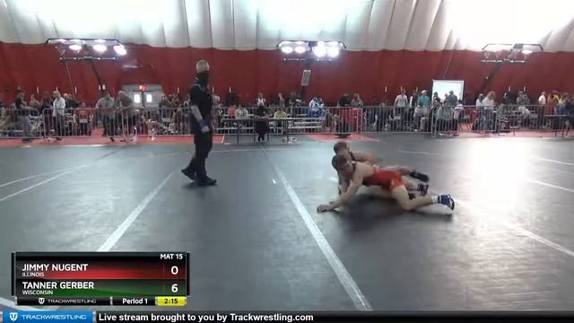 Junior Boys 138 Jimmy Nugent Illinois Vs Tanner Gerber Wisconsin смотреть онлайн