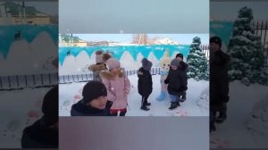 Снежный городок Эколят. МБДОУ "Детский сад "Пчёлка" с. Карамахи.
