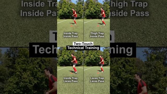 Техническое тренировка в два касания / Two-touch technical training