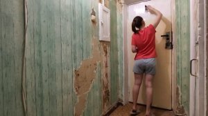 РЕМОНТ И УБОРКА ПРИХОЖЕЙ В СЪËМНОЙ КВАРТИРЕ. КОСМЕТИЧЕСКИЙ РЕМОНТ СВОИМИ РУКАМИ.