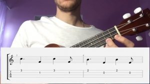 UKULELE. SHAPE OF MY HEART. UKULELE TUTORIAL