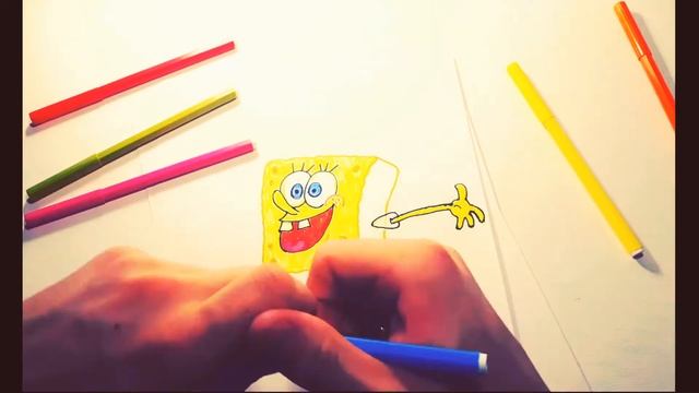 Губка боб. Красивый рисунок. смотреть онлайн