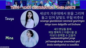 TWICE "Last Waltz" Voice Combination with Easy Lyrics