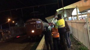 Last Train Ever Out of the "old" Lilydale Station, Elecrail's Tait Set