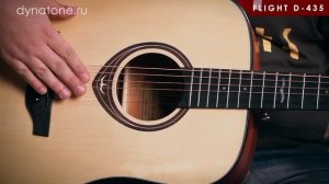 Обзор матовой акустической гитары FLIGHT D-435