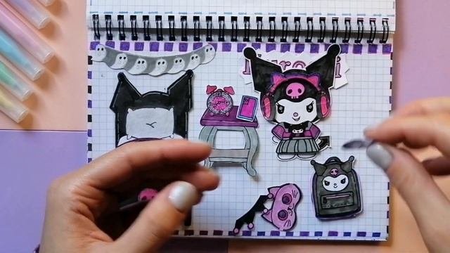 💜paper Diy💜 KUROMI Is Going To School✅ Куромі збирається до школи