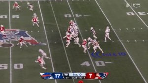 James Cook All Runs and Targets WEEK 13 vs New England