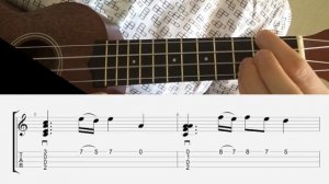 UKULELE. EUROPE-THE FINAL COUNTDOWN UKULELE TUTORIAL