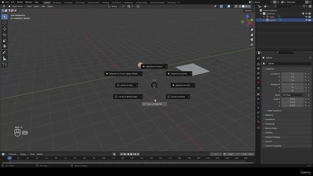 14 - 3D Cursor. Blender Beginners Course by Mr Rigged