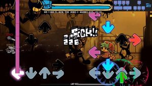 FNF: Indie Cross | Bendy - Last Reel (Hard + Mechanics) | Full Combo