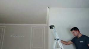Cosca Décor. Монтаж внешнего угла плинтуса, карниза и молдинга.