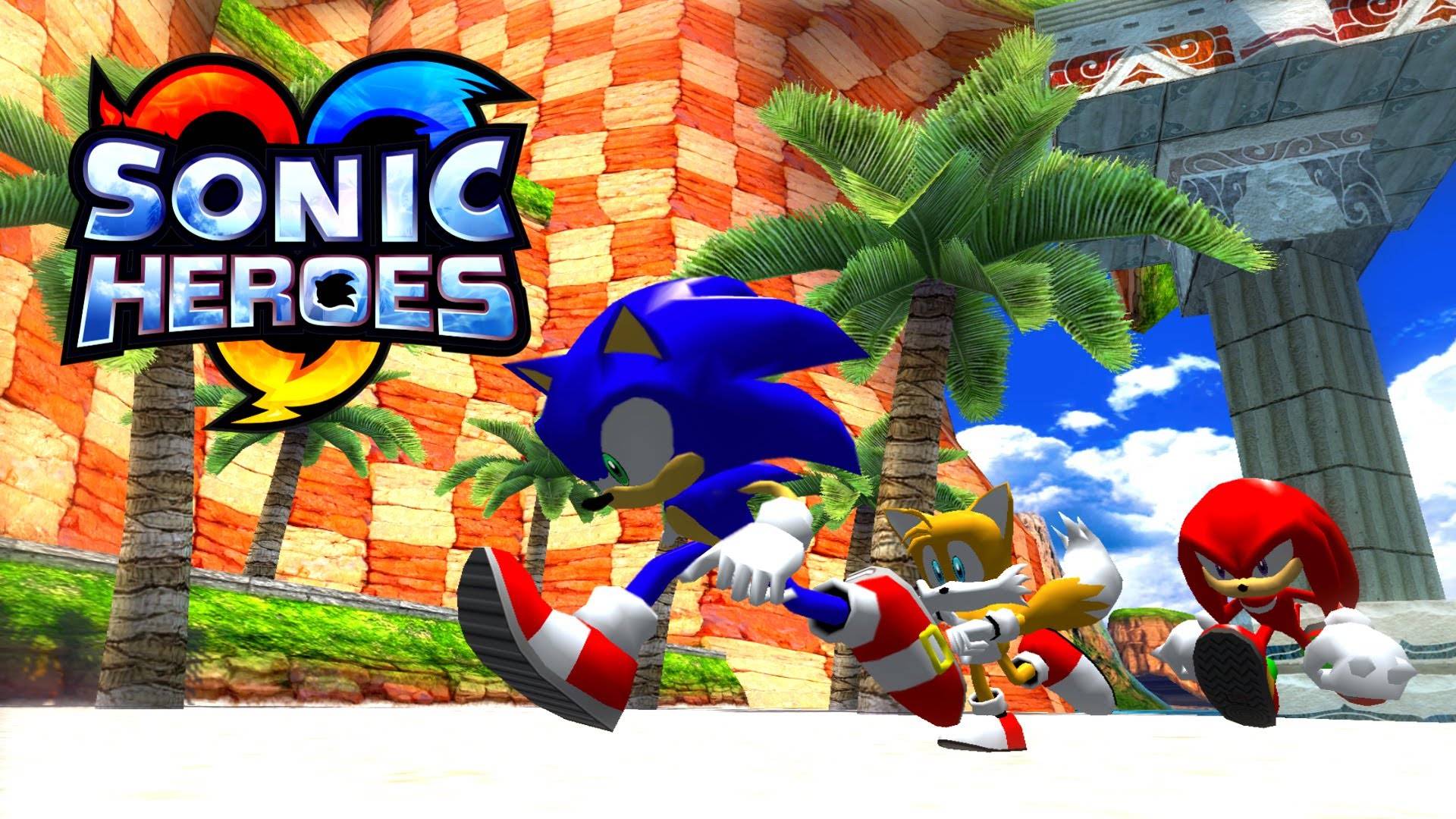 Sonic Heroes (Прохождение на Стрим) (1-й Уровни - Seaside Hill) (#1)