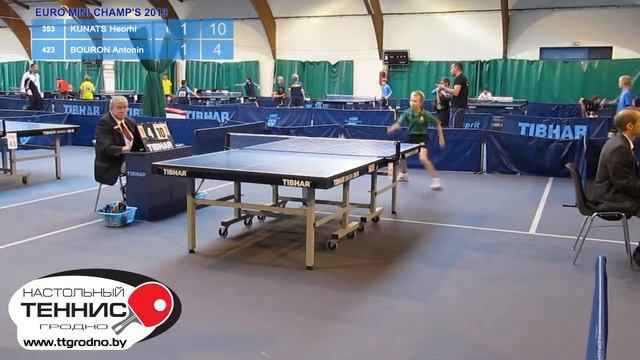 2013 Euro Mini Champ's - Kunats Heorhi BELARUS vs BOURON Antonin ILE DE FRANCE смотреть онлайн