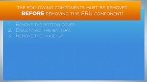 Lenovo Thinkbook FRU_17 Снятие крышки петель / Hinge cover removal