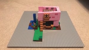 Lego Minecraft 21170 The Pig House Stop Motion Build + Review