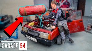 ПАРОВОЙ ДВИГАТЕЛЬ ЭТАП 1 - ЗАПУСК на СЖАТОМ ВОЗДУХЕ