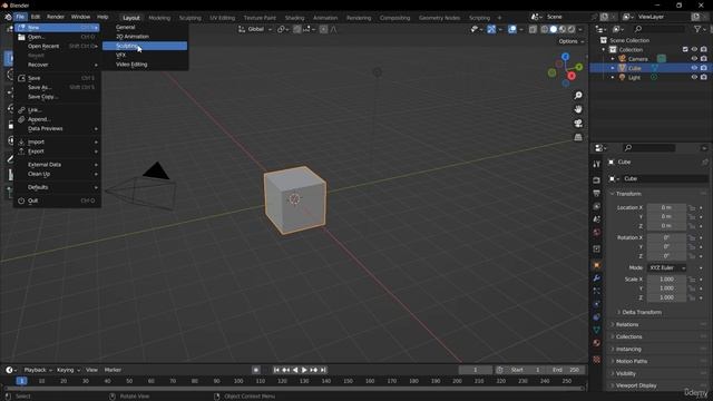 07. Blender's Interface. BLENDER FOR BEGINNERS by Bowas Muke