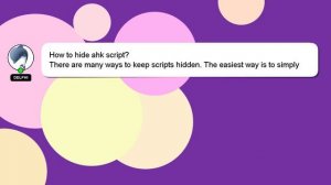 How to hide ahk script?