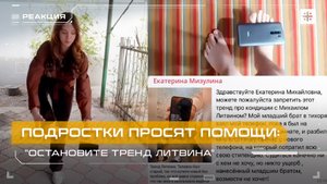 Подростки просят помощи: "Остановите тренд Литвина"