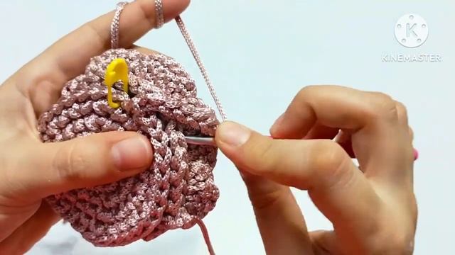 محفظه كروشيه بخيط السلسله سهله وبسيطه crochet Walle /Dompet rajutan/Cartera de ganchillo/Кошелек кр смотреть онлайн
