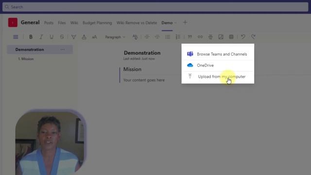 Microsoft Teams Wiki Tutorial 2022