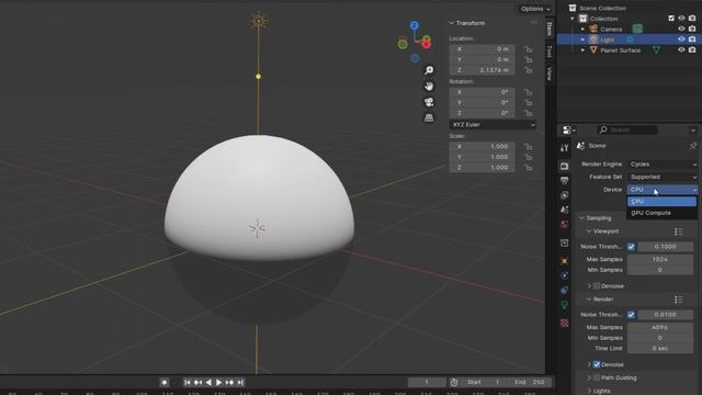 1. Scene Settings. COSMOS PROCEDURAL GAS PLANETS Course