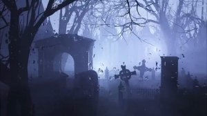 За чертою кладбища.