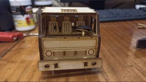 Конструктор из дерева для самостоятельной сборки бортовой  грузовик 5350 3DLV Масштаб 1/30