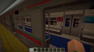Реалистичные поезда в Майнкрафт. KOREAN TRAIN PART 2. Корейские поезда в Майнкравт. Часть 2