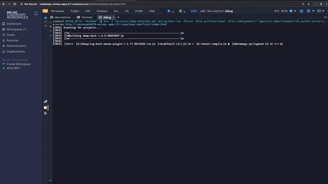 Debugging your code in Red Hat CodeReady Workspaces (Part 4)