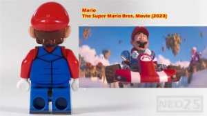 LEGO The Super Mario Bros Movie | Mario | Bowser | Luigi | Yoshi | Wario Unofficial Lego minifigure