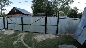 Избавляемся от старья и ставим новые ворота с калиткой!