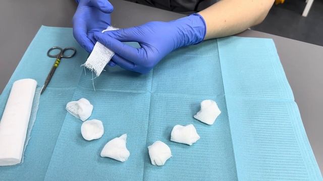 Марлевые треугольники или монашки , способ изготовления