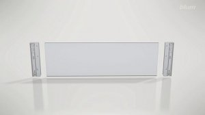 MERIVOBOX высокий внутренний ящик с высокой вставкой - монтаж