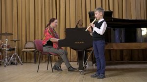 Блок-флейта. Пьесы "Кошечка" и "Ах вы сени мои сени"