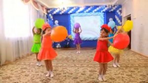садик #дети# шарики# танцы# Чечня