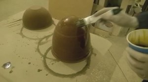 Пропитка формы для вакуумной формовки из МДФ термостойкой смолой
