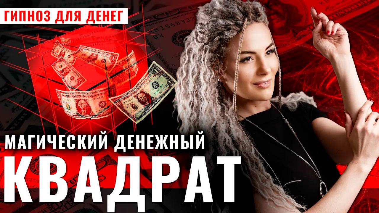 Магический денежный квадрат. Гипноз. Разблокировка денежного потока!